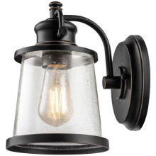 LED Outdoor Wall Sconce, Oil Rubbed Bronze