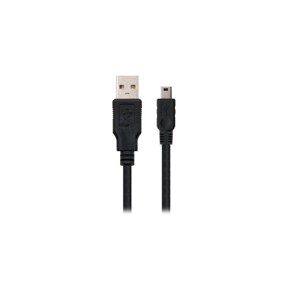 Usb To Mini Usb Cable Nanocable 10.01.0401 (1 M) Black 8433281004399