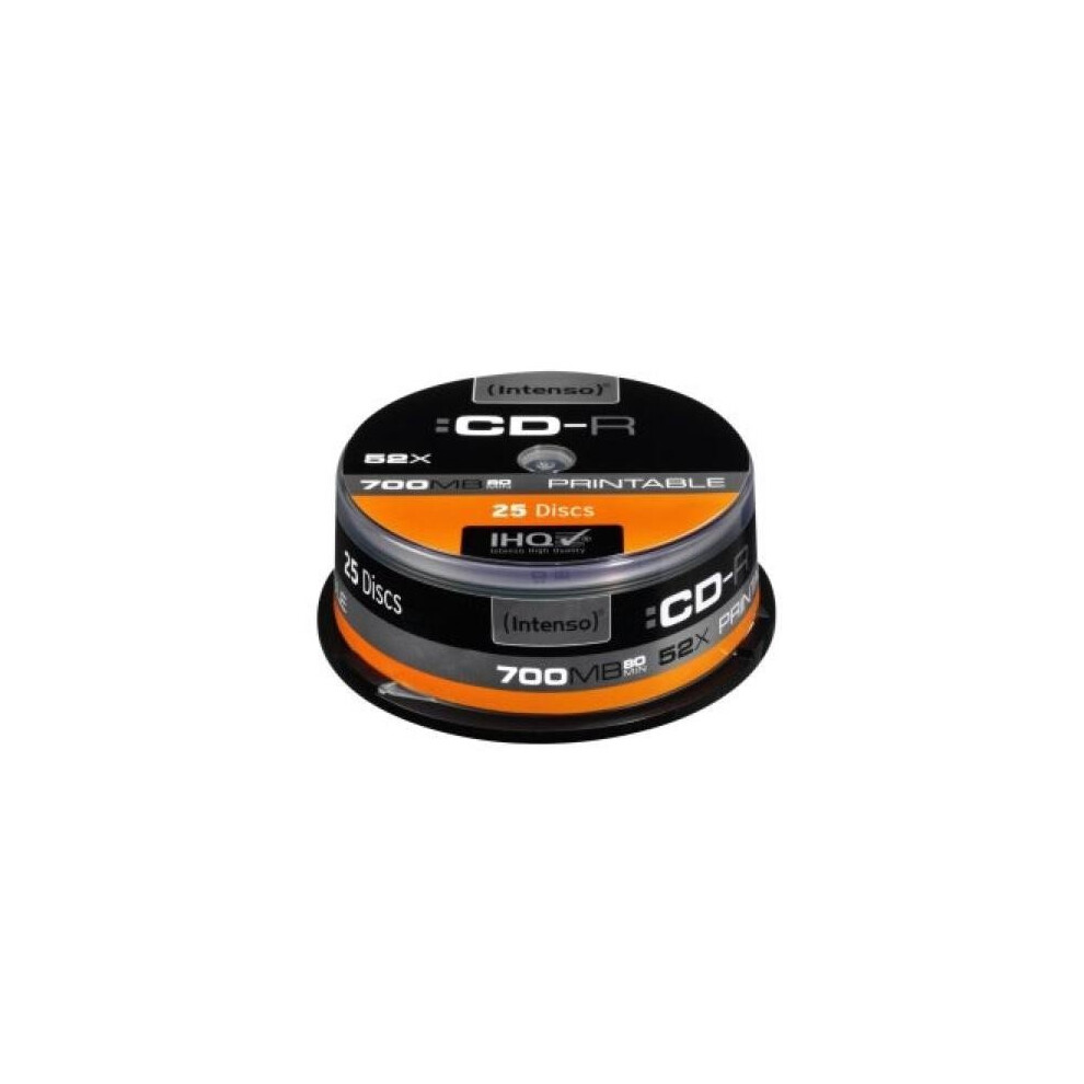 Printable Cd-R Intenso 1801124 52X 700 Mb 25 Pcs 4034303004126