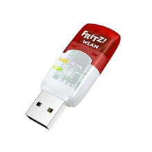 Wifi Netwerkkaart Fritz! AC430 5 GHz 433 Mbps USB Transparant Rood