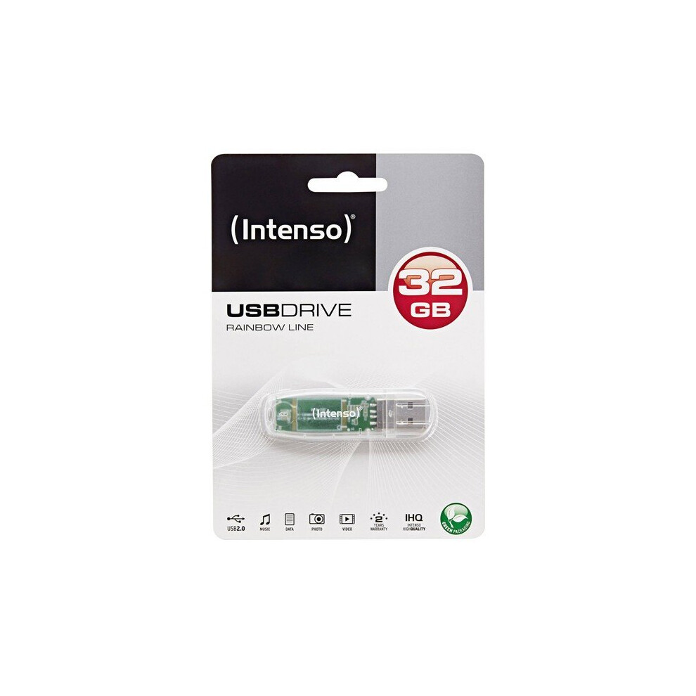 Usb Stick Intenso 3502480 32 Gb Transparent 4034303015245