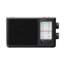 Draagbare radio - SONY ICF 506 ZWART - Analoog - AM/FM - Ingebouwde uitschuifbare draaghandgreep