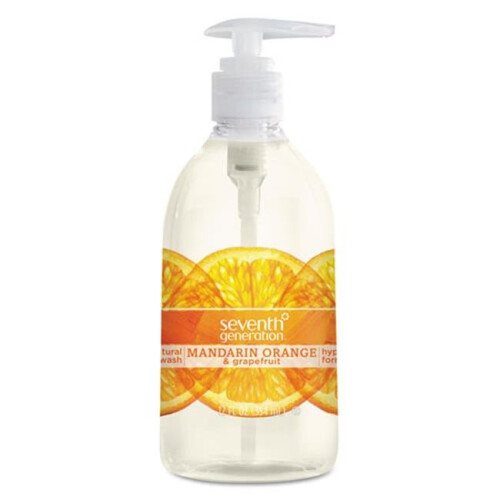 Seventh Generation Sapone Liquido, Mandarino e Pompelmo, 12oz