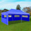 VidaXL vidaXL Foldable Pop-up Party Tent 3x6m Blue Outdoor Gazebo Marquee Pavilion 1