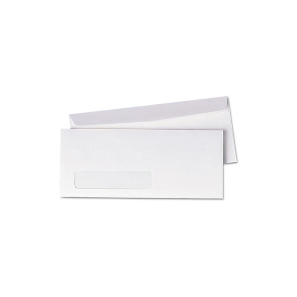 Universal 36321 Window Business Envelope- Side- #10- White- 500/Box