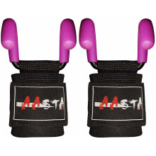 Aasta Weight lifting Power Hook Rod Bar Gym Straps Wrist Support Wraps