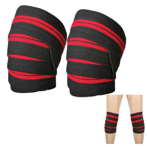 Aasta Kneewrap Ultimate Power Weight Lifting Elasticated Knee Wraps 2