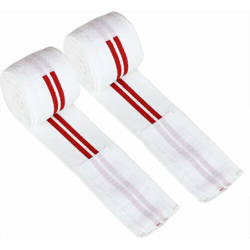 Weight lifting Knee Wraps with Velcro Closure
