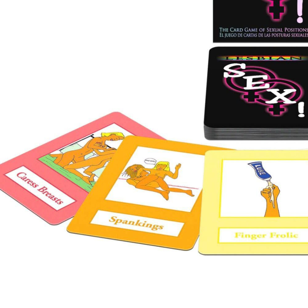 Lesbian Sex! Card Game Kinky Sex Positions Fantasy Fun Naughty Couple on  OnBuy