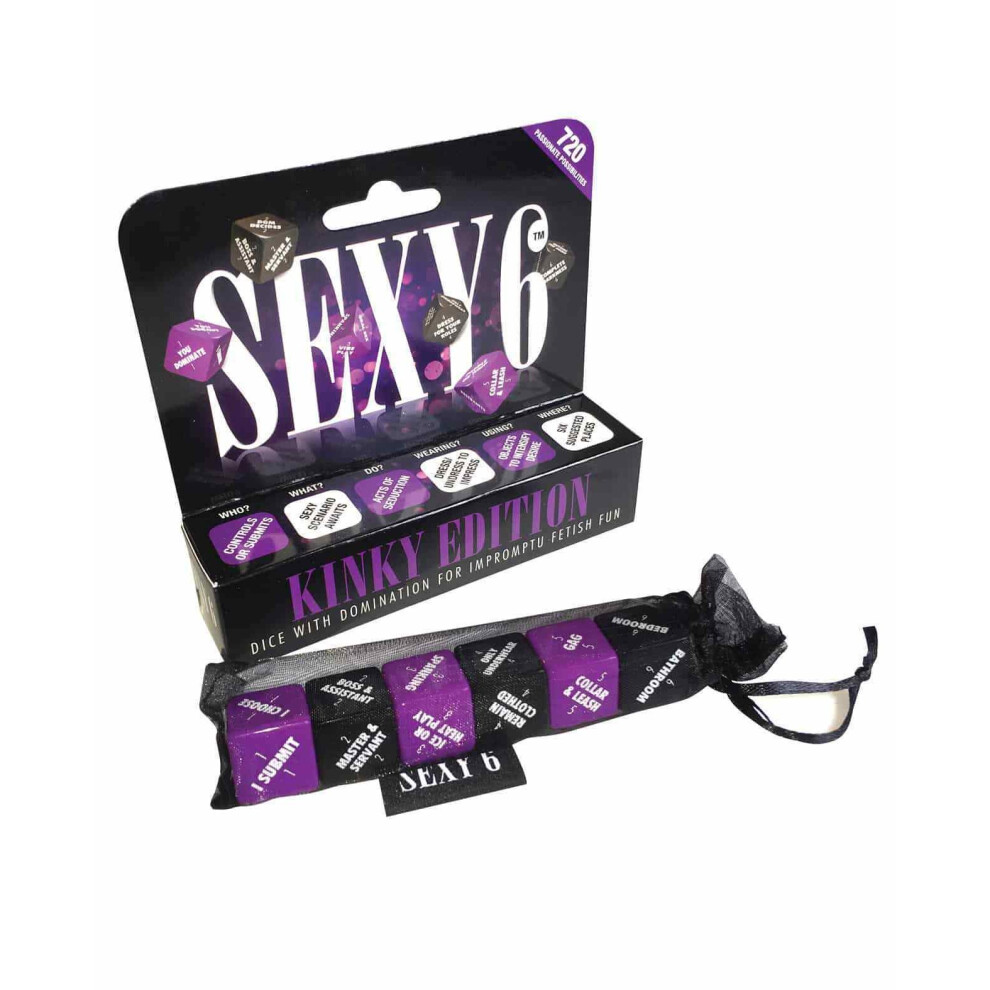 Creative Conceptions Sexy 6 Dice Game - Kinky Edition Fetish Fun Pleasure Fantasy Naughty