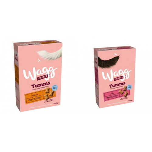 Wagg (One Size, Chicken) Wagg Yumms Dog Biscuits (Pack Of 5)