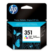 HP 351 Cartouche d'encre trois couleurs authentique (CB337EE) pour HP Photosmart C4380/C4472/C4580/C5280