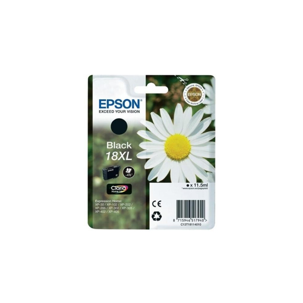 Original Ink Cartridge Epson C13T18114010 Black