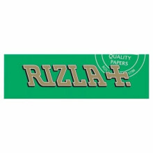 Full Box of 100 Booklets Rizla Green Medium Thin Rolling Cigarette Papers