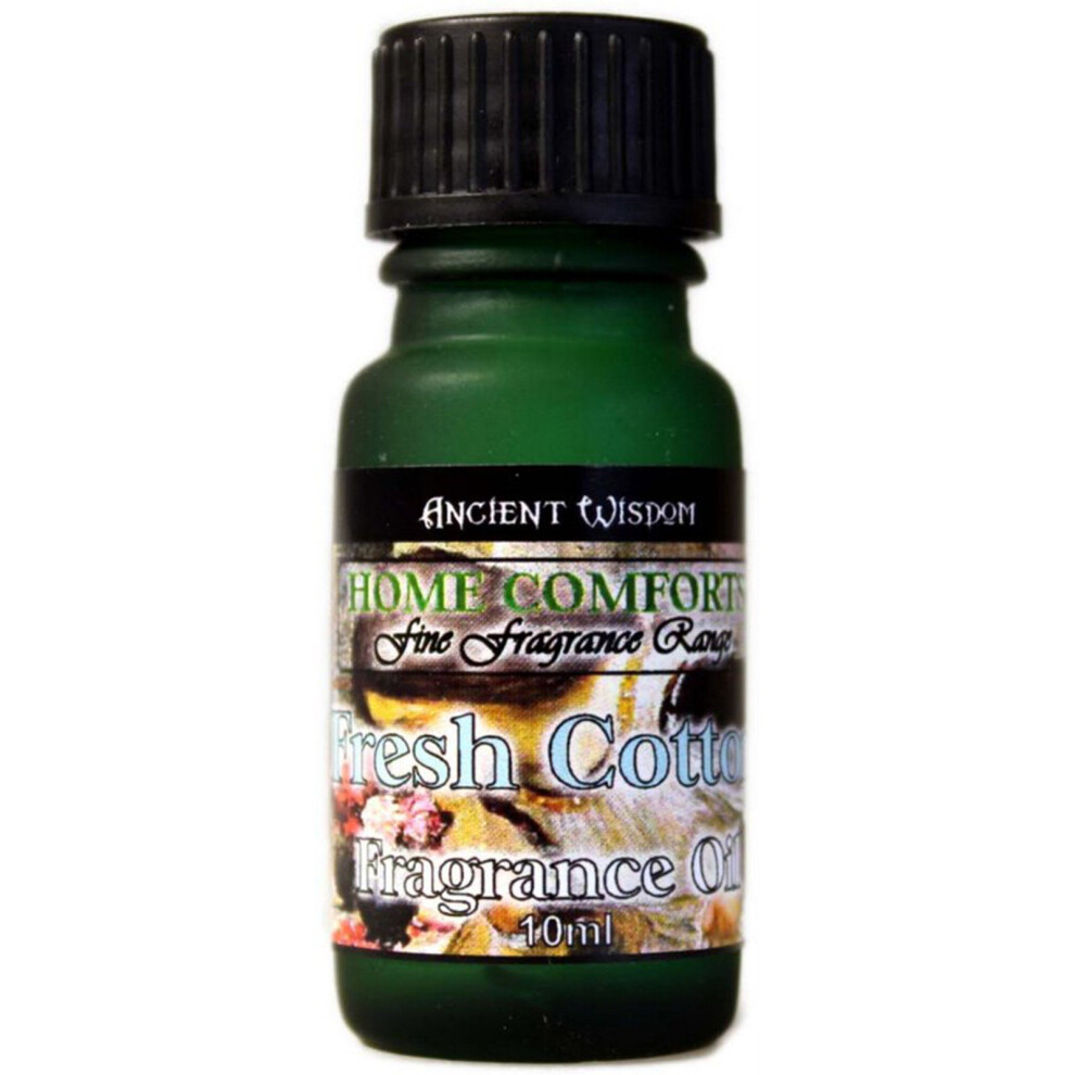 Ancient Wisdom Home Comforts 10Ml Bathroom - Fresh Cotton Fragrance Oil
