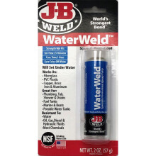 JB Weld WaterWeld Epoxy Putty Easy To Use Will Set Under Water 2oz/57g