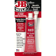 JB Weld High Temp 650F Red RTV Silicone Sealant Gasket Maker 85g 31314