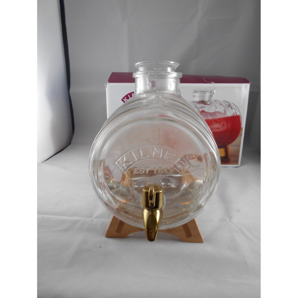 Kilner Barrel Drinks Dispenser 3.5 Litre, 32 x 17 x 19.6 cm