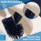 Silicone Toilet Brush Set with Spare Brush Head 3