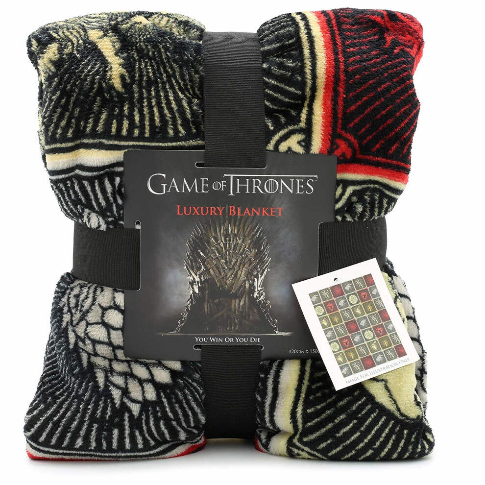 Game of Thrones Gifts Merchandise GOT Blanket Super Soft Luxury Bed Throw