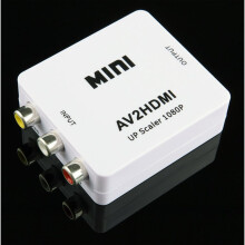 (White) AV to HDMI Converter Mini HD Video Adapter