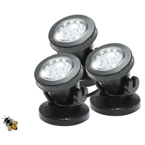 Underwater Pond Lights 3 LED Spot Light Sensor Colour Changing 1