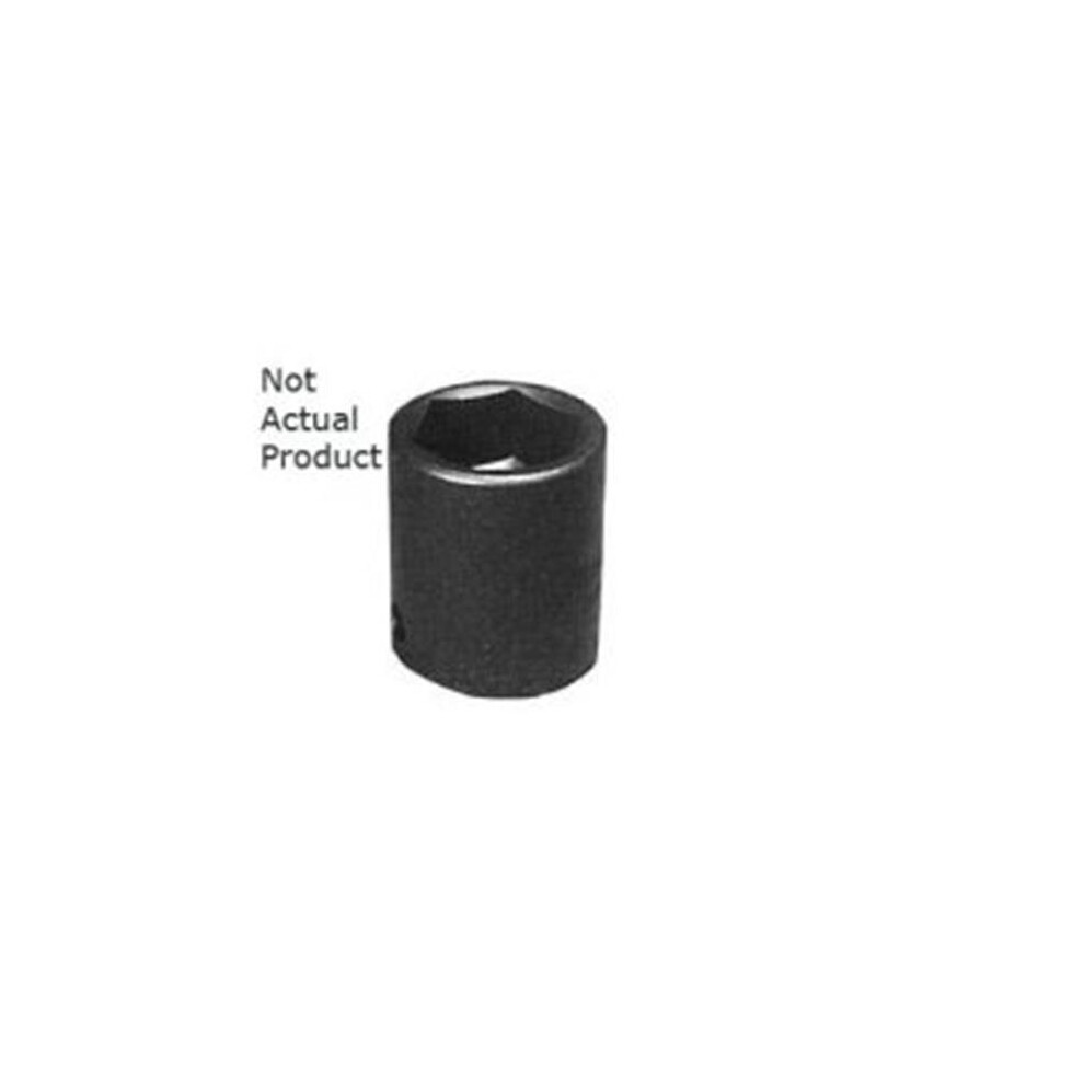 1 In. Drive Short 6 Point Impact Socket, 0.81 In. 797410900760