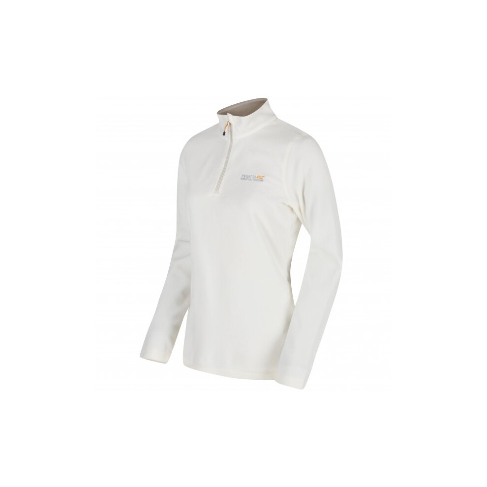 (24, Polar Bear/Parchment) Regatta Great Outdoors Womens/Ladies Sweetheart 1/4 Zip Fleece Top