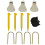 VidaXL vidaXL Badminton Net with Shuttlecocks 600x155cm Shuttlecock Stake Rope Bag 8