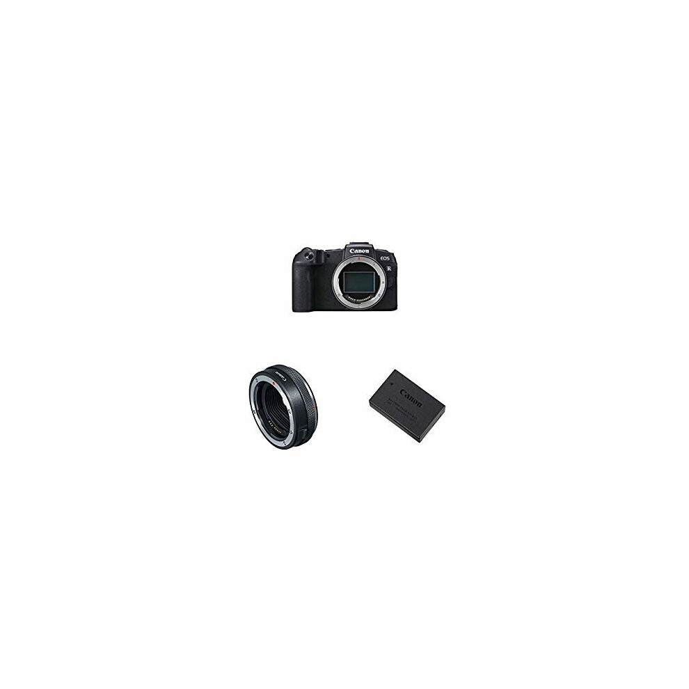 CANON EOS RP Body Black + EF-EOS R Mount Adapter + Battery LP-E17