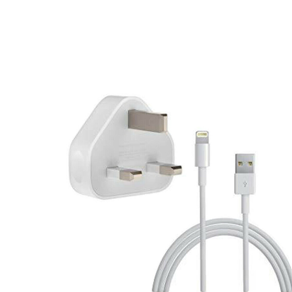 (Plug + 1 Cable) 100% CE CHARGER USB & PLUG SYNC CABLE FOR APPLE PHONE 5 S 6 7 PLUS & IP