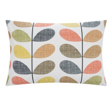 Orla Kiely Scribble Stem Multicolour Pillowcases one pair