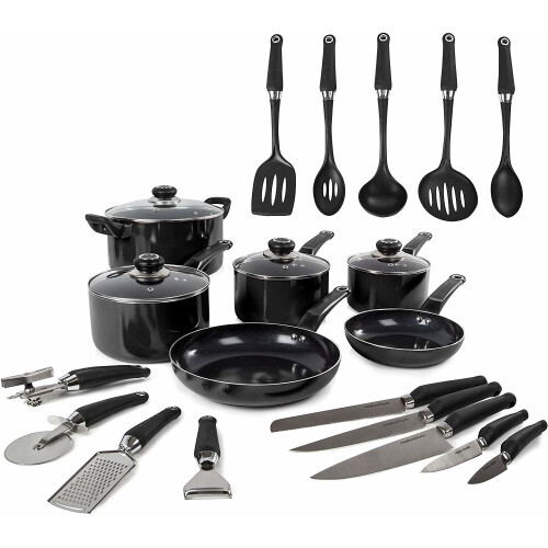 Morphy Richards Morphy Richards 970050 Equip Pan Set, 6 Piece, 14 Piece Tool Set,