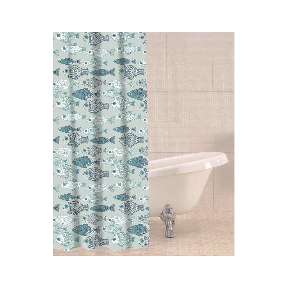 Sabichi Baby Fish Peva Shower Curtain