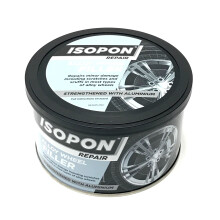 Isopon Alloy Wheel Repair Filler 250ml Metalik With Real Aluminium