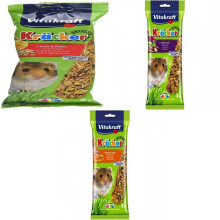 (One Size, Grape & Nut) Vitakraft Hamster Kracker Treat (Pack Of 5)