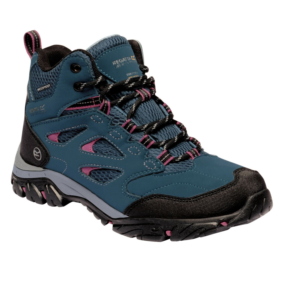 (3 UK, Moroccan Blue/Red Violet) Regatta Womens/Ladies Holcombe IEP Mid Hiking Boots
