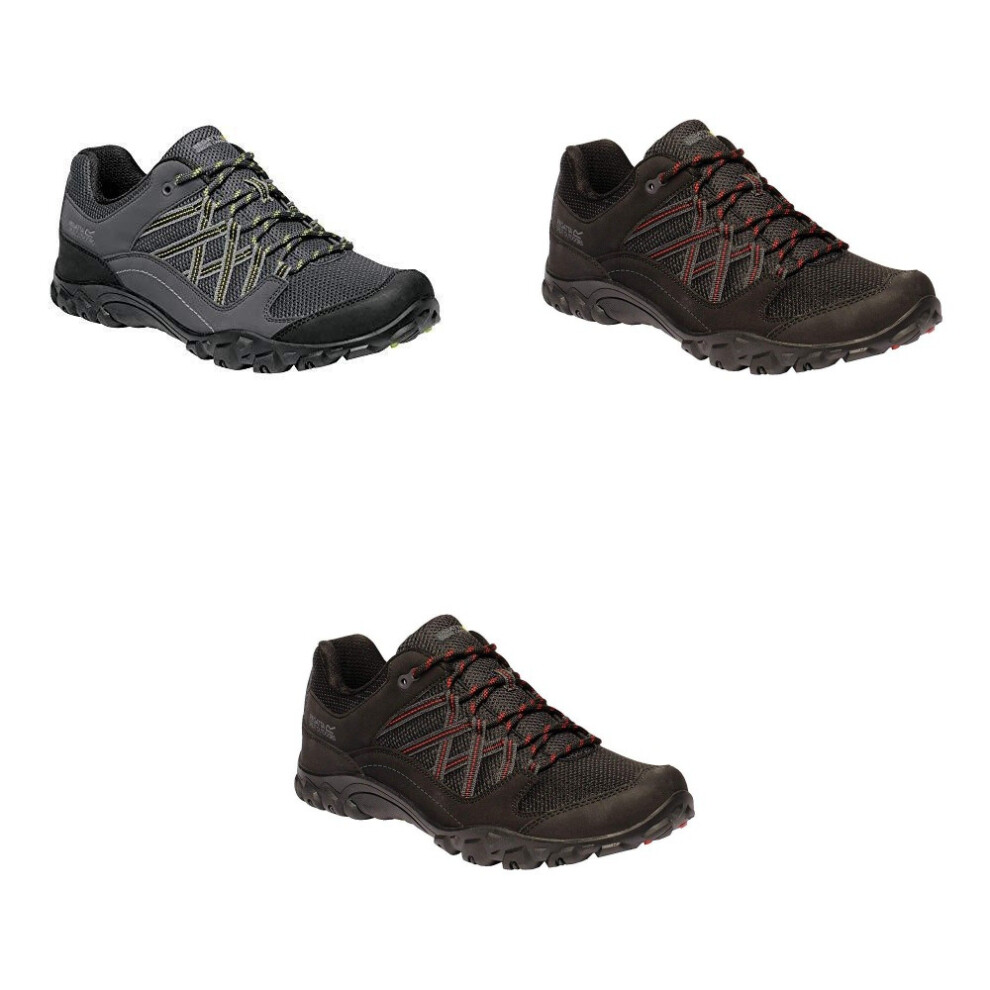 (12 UK, Black/Granite) Regatta Mens Edgepoint III Low Rise Hiking Shoes