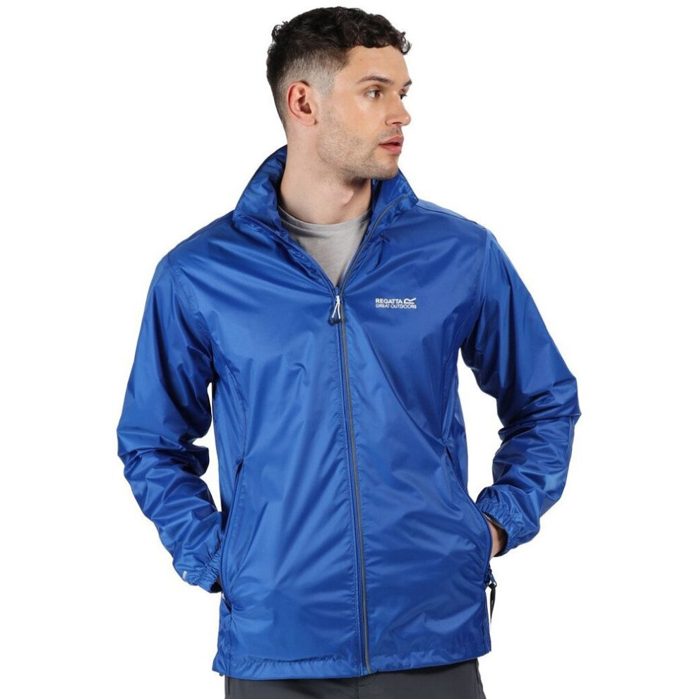 Regatta (S, Nautical Blue) Mens Lyle Iv Waterproof Hooded Jacket