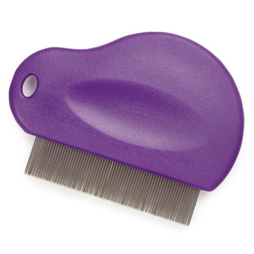 Contouted Grip Flea Comb Pur