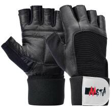 (S) AASTA Weight Lifting Gloves Leather Fitness