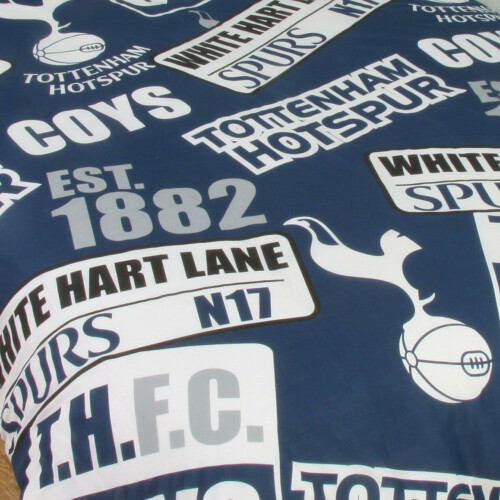 Tottenham Hotspur Patch Single Duvet And Pillow Set 2