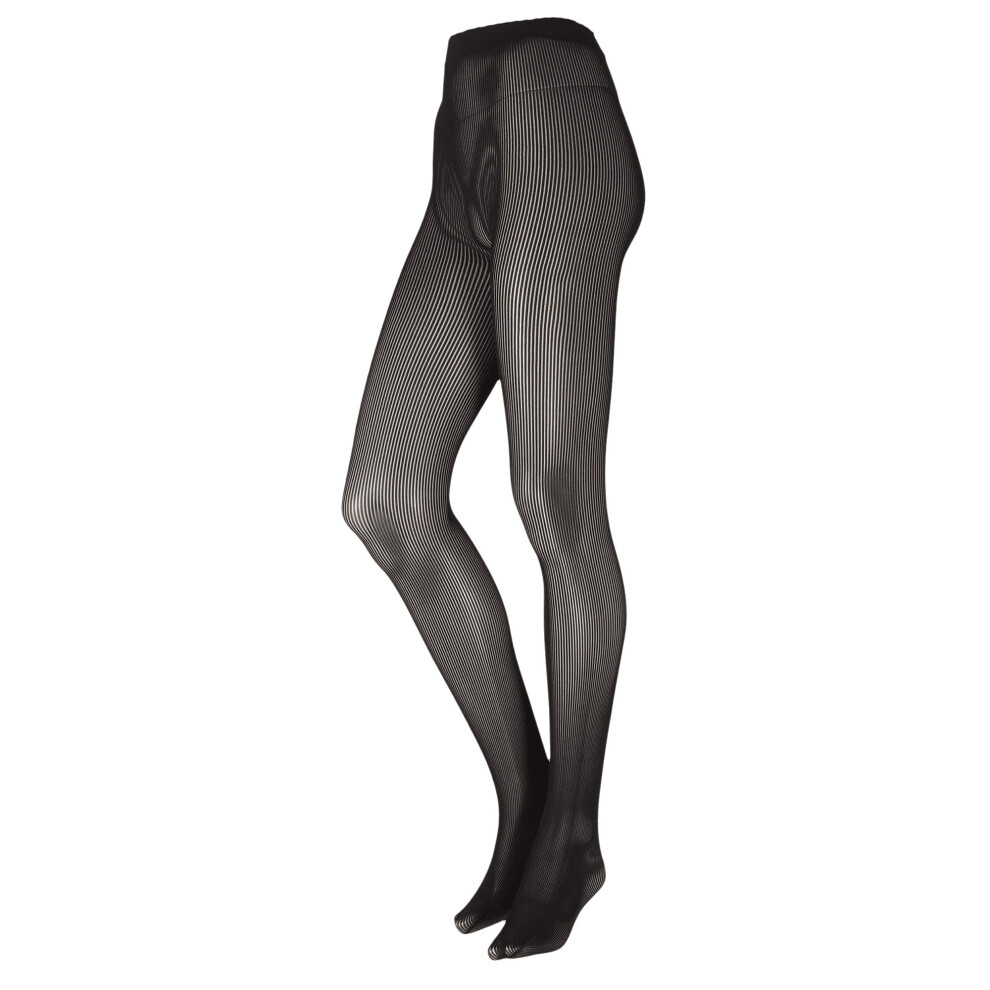 Juicy Couture (Large, Barely - Margaret) Couture Womens/Ladies Ultimates Tights (1 Pair) Black
