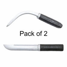 Pack of 2 Standard Rubber Knife, MMA Training