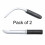 Pack of 2 Standard Rubber Knife, MMA Training 1
