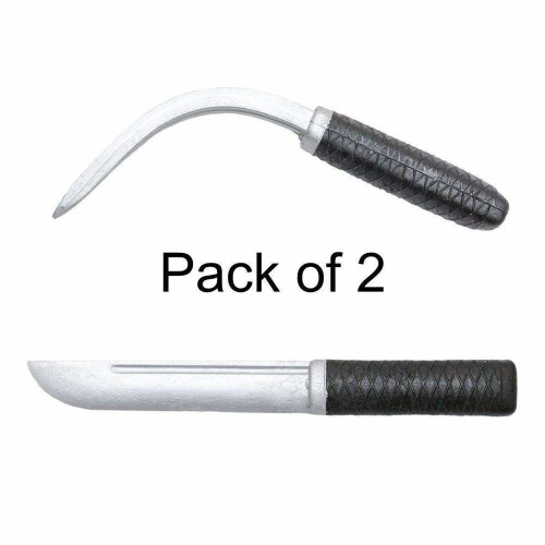 Pack of 2 Standard Rubber Knife, MMA Training