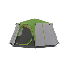 (380 x 360cm, Green) Coleman 8 Man Cortes Octagon Tent - 380 x 360cm