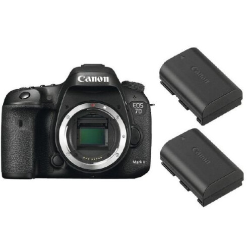 Canon CANON EOS 7D II Gehäuse + CANON LP-E6N Akku 2er-Pack