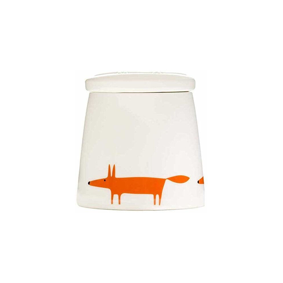 Mr Fox Small Storage Jar Single Row Fox