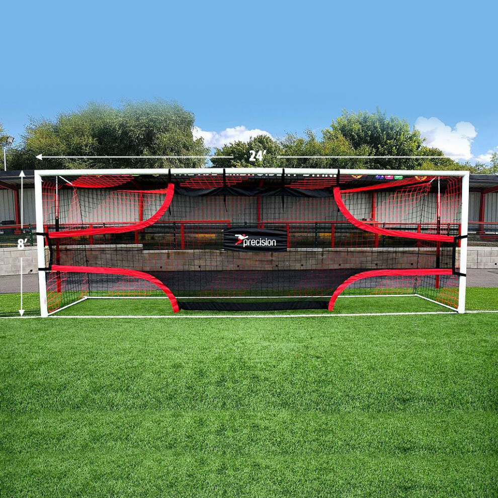 Precision Training Football Soccer Target Practice Training Shot Goal Net 24'x8'